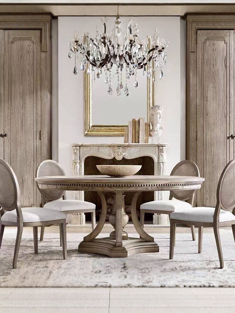 American Country Round Dining Table — product image 1