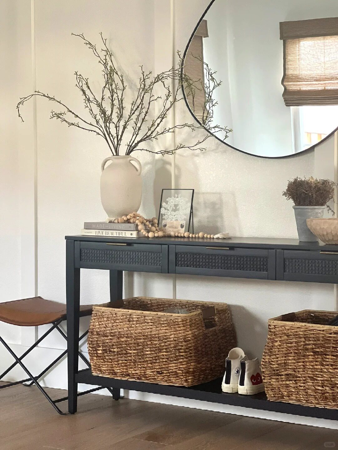 American Country Storage Console Table — product image 2