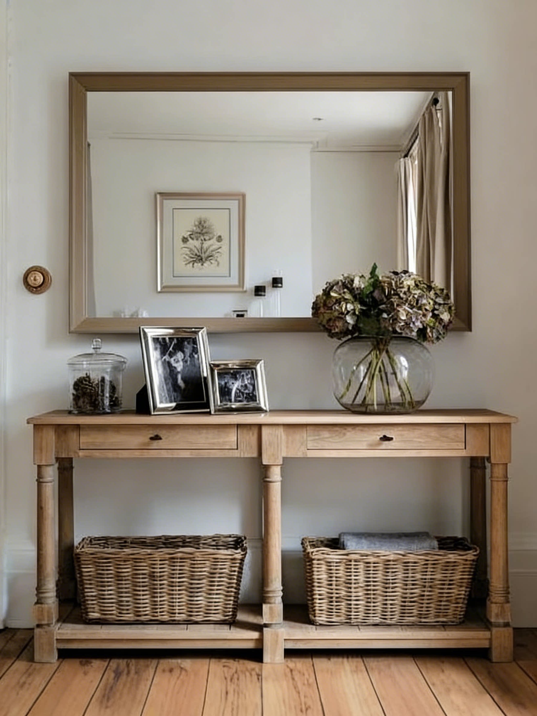 Vintage-Inspired Ash Console Table — product image 1