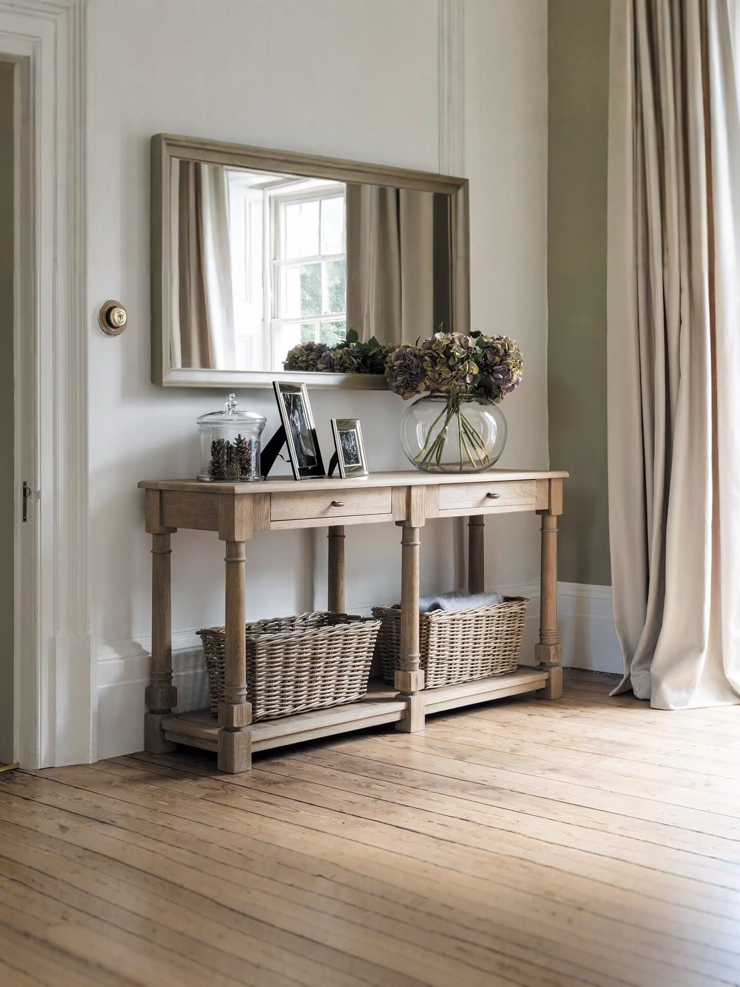 Vintage-Inspired Ash Console Table — product image 2
