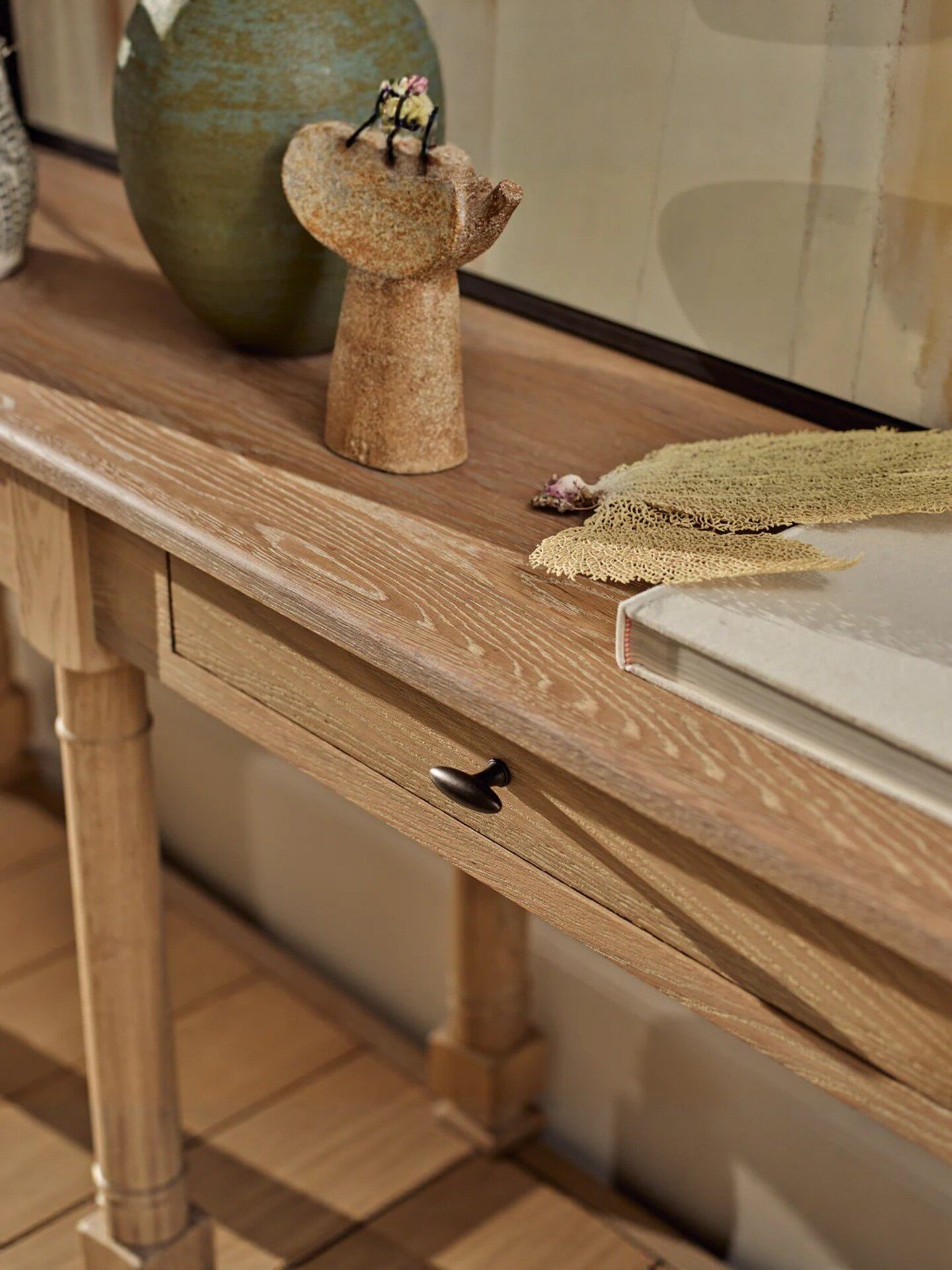 Vintage-Inspired Ash Console Table — product image 5