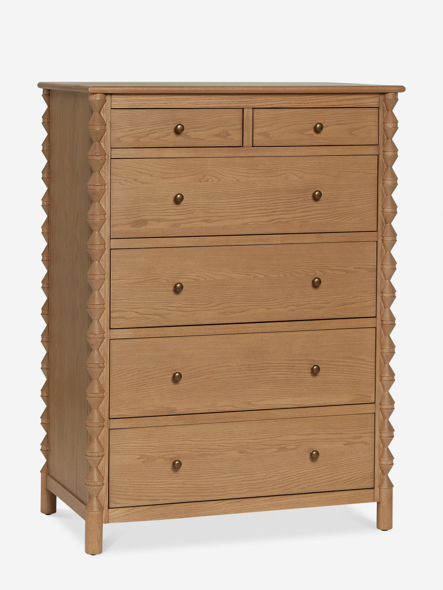 American Country Solid Wood Storage Chest of Drawers — product image 3