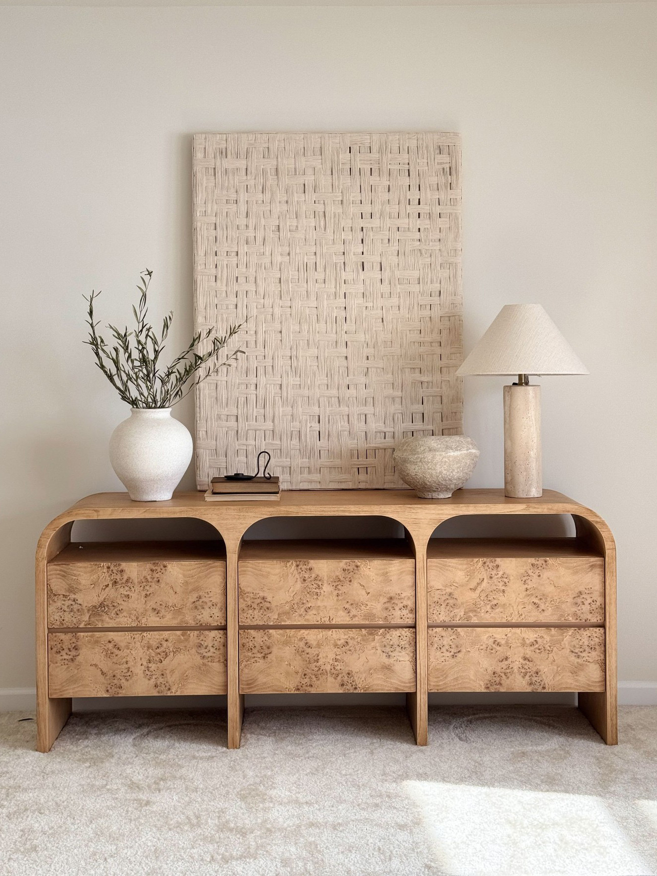 Vintage-Inspired Solid Wood Console Table — product image 1