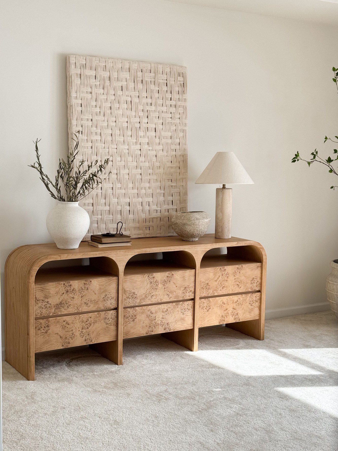 Vintage-Inspired Solid Wood Console Table — product image 2