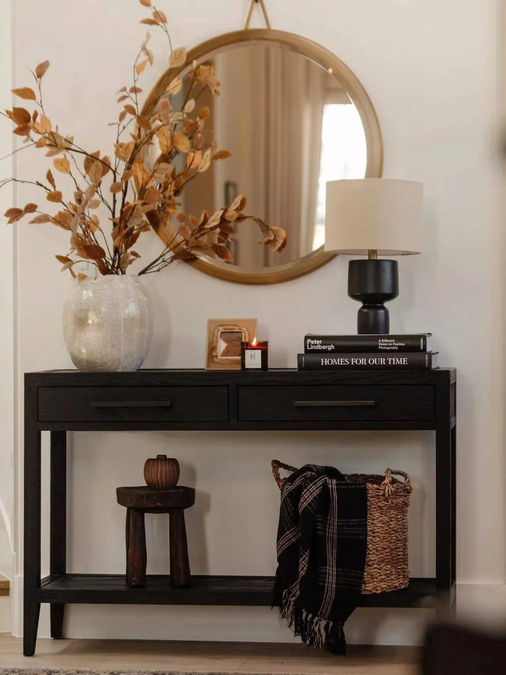 American-Style Solid Wood Console Table — product image 5
