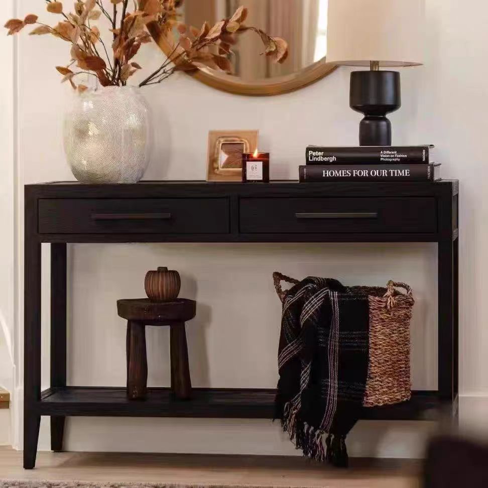 American-Style Solid Wood Console Table — product image 6