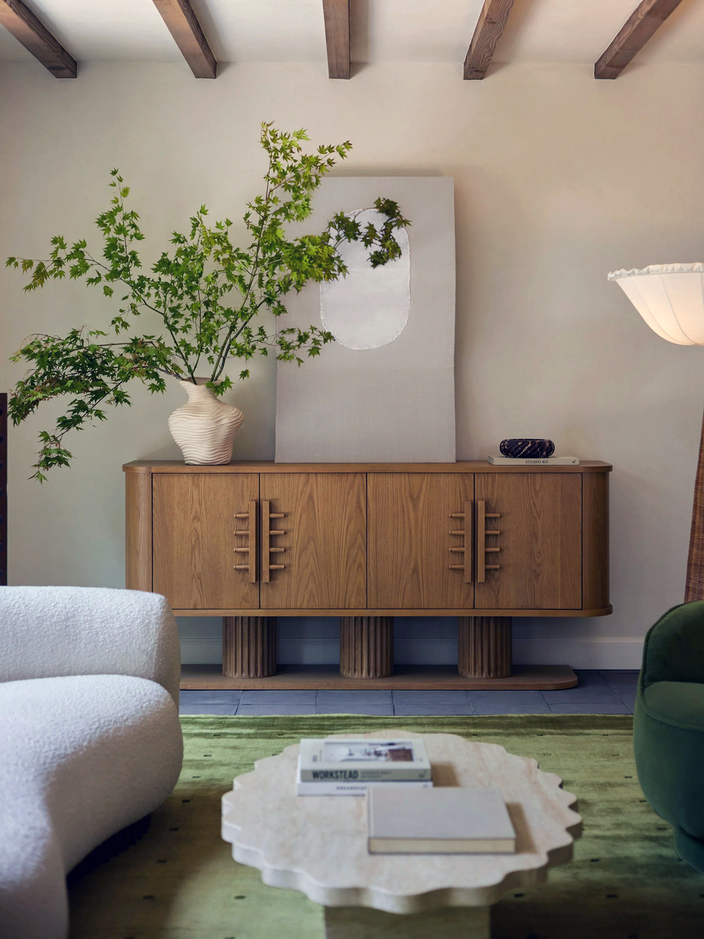 Vintage-Inspired Storage Hallway Cabinet — product image 1