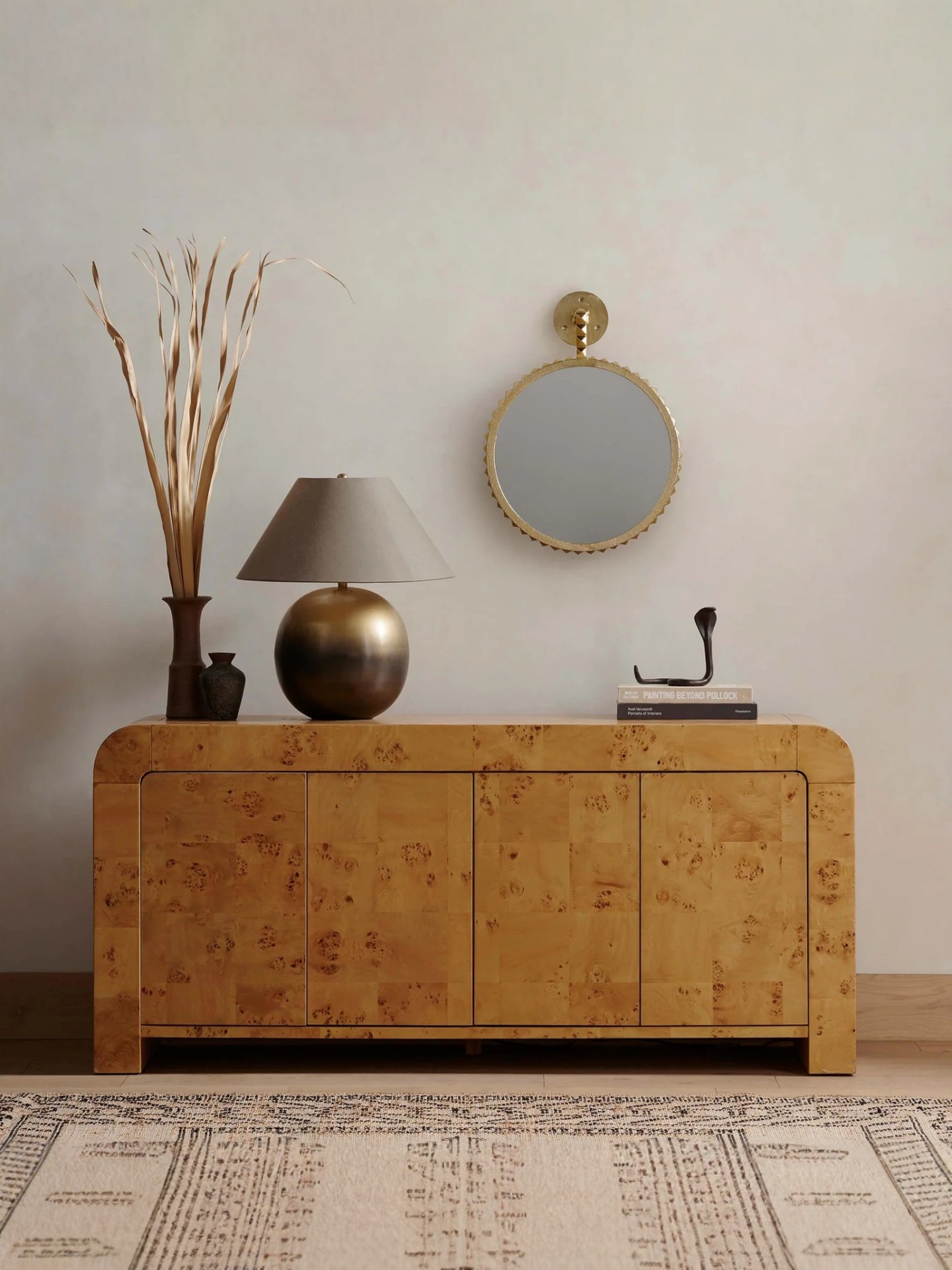 Vintage-Inspired Storage Hallway Cabinet — product image 1
