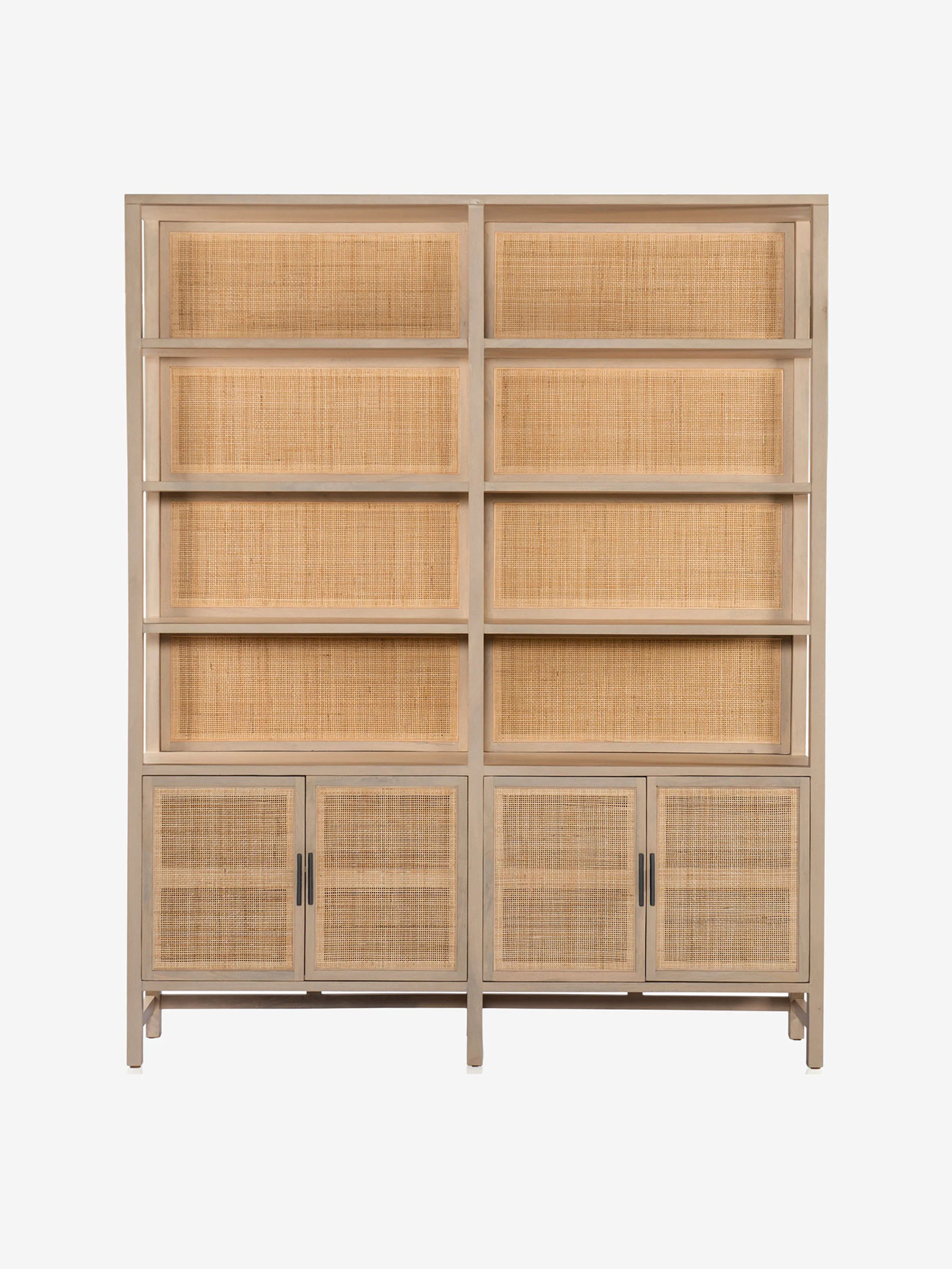 American Country Cane-Front Bookcase — product image 3