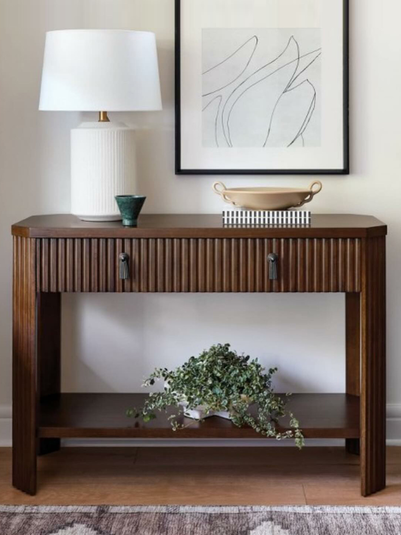 American Country Storage Console Table — product image 1