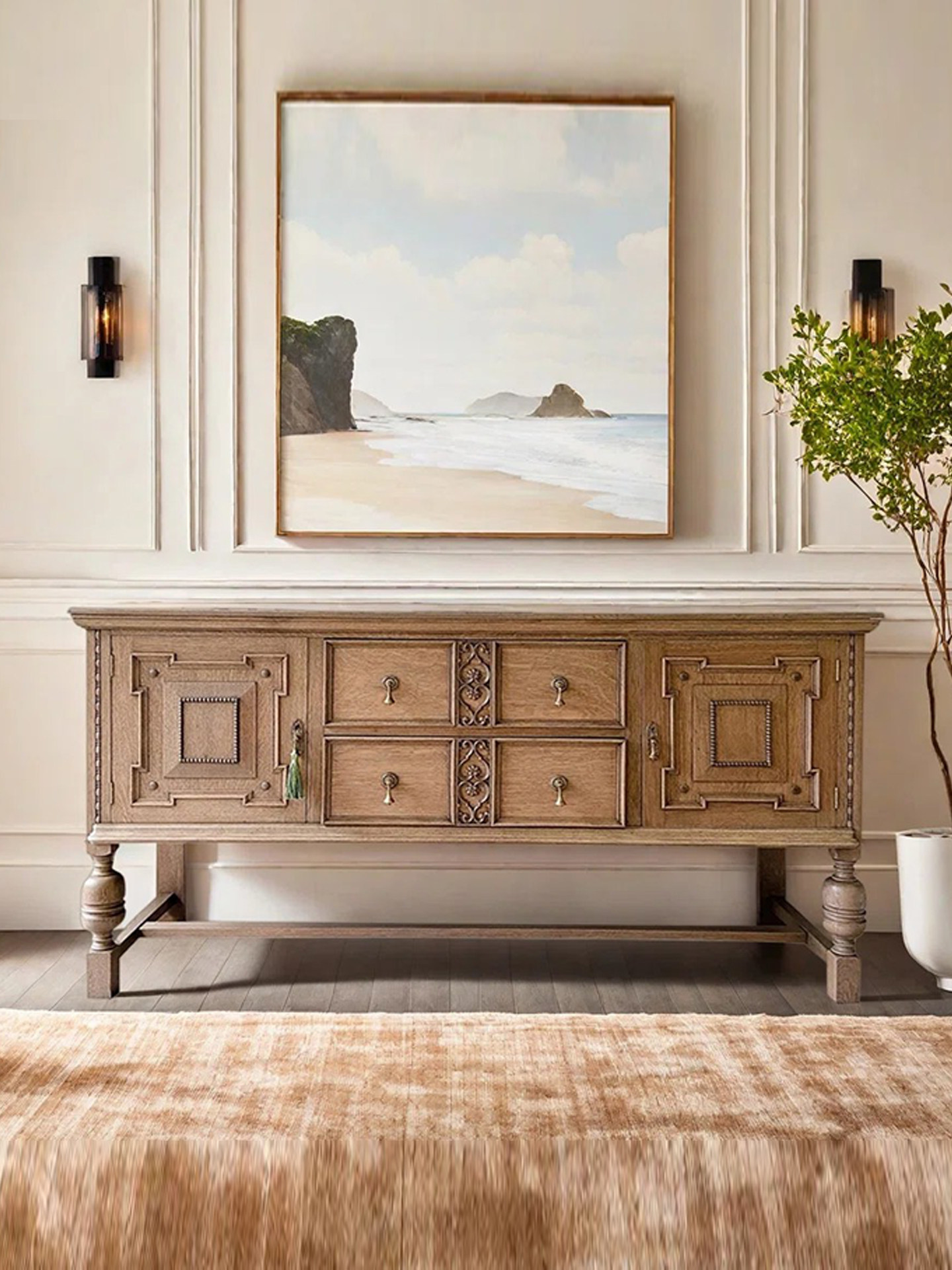 American Country Storage Hallway Cabinet — product image 1