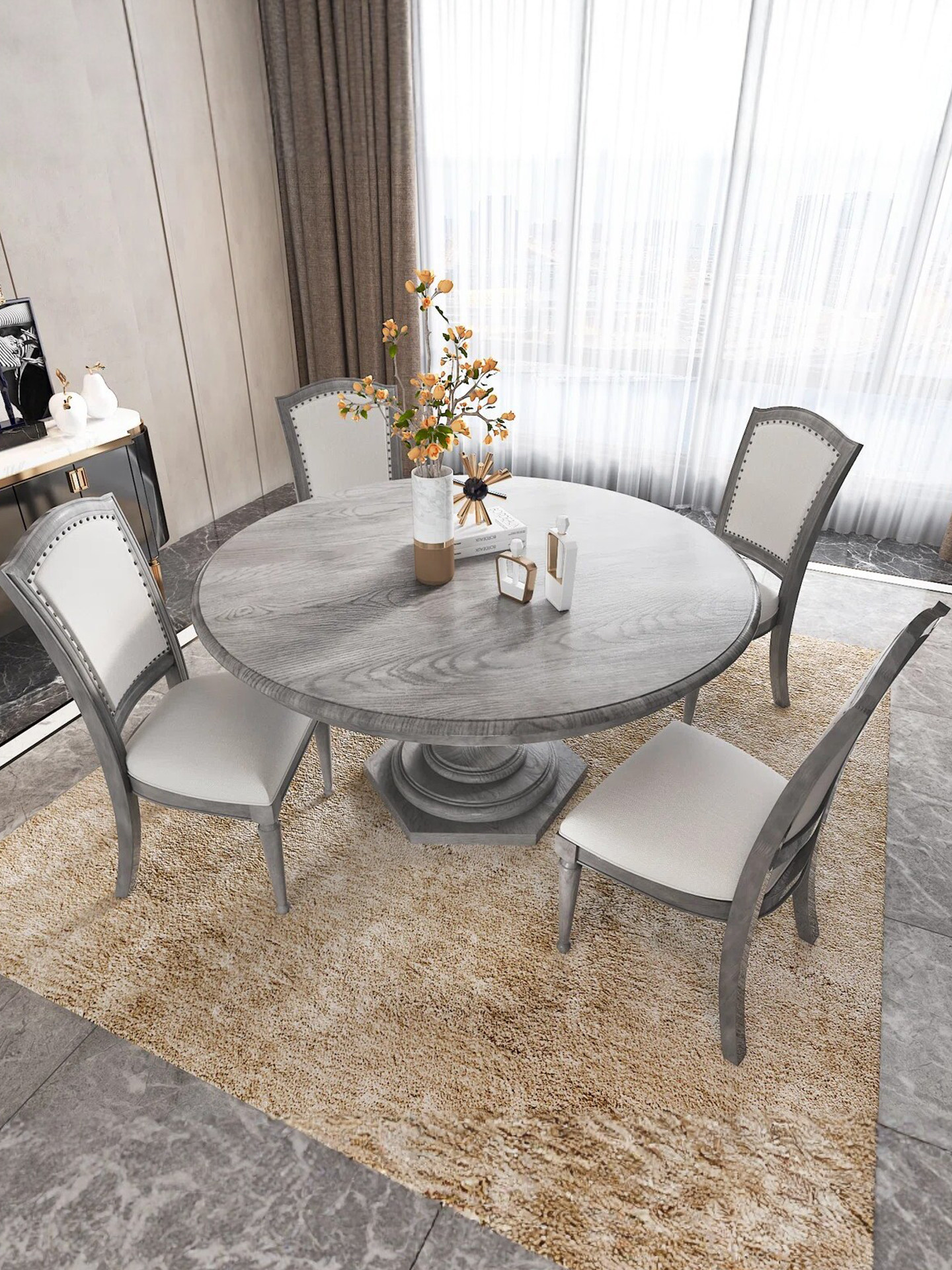 American Country Round Dining Table — product image 3
