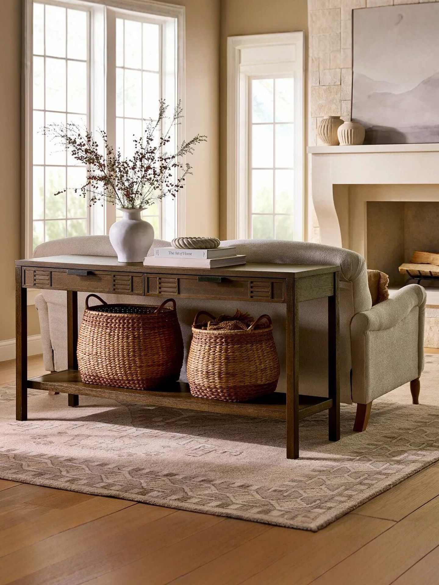 American-Style Two-Tier Console Table — product image 1