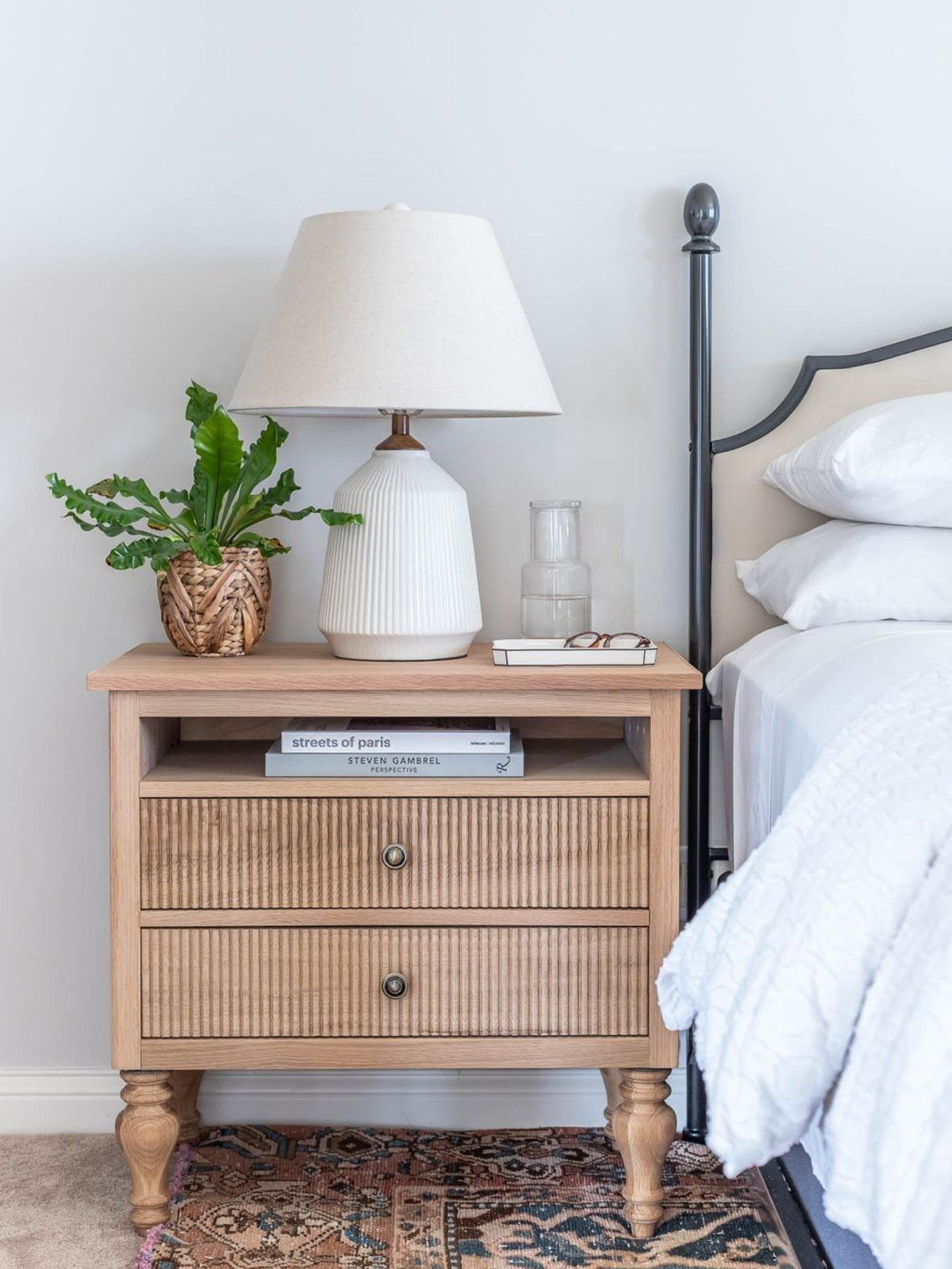 American-Style Storage Bedside Table — product image 2