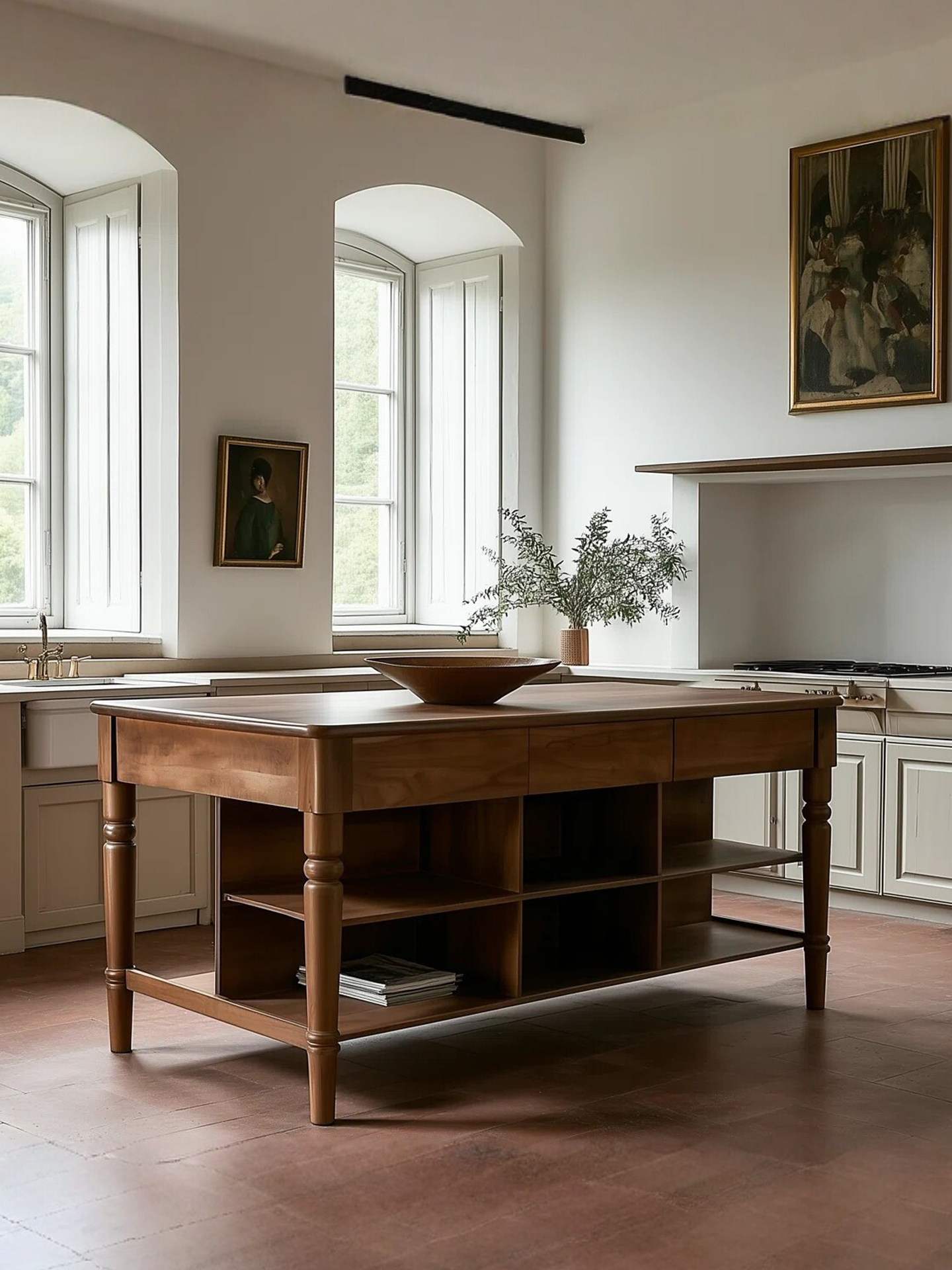 American Country Storage Kitchen Island — product image 1