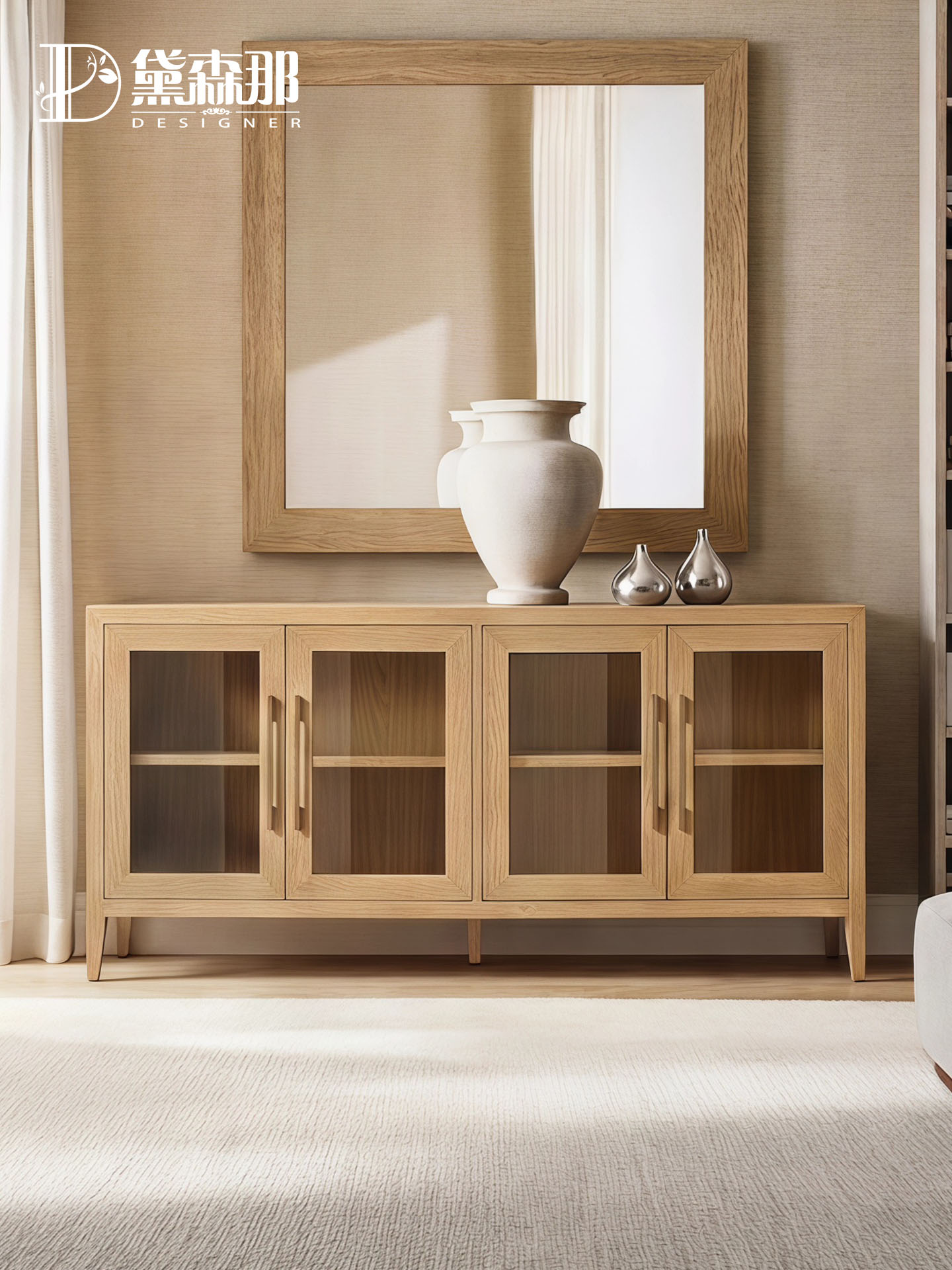American Country Storage Hallway Cabinet — product image 1