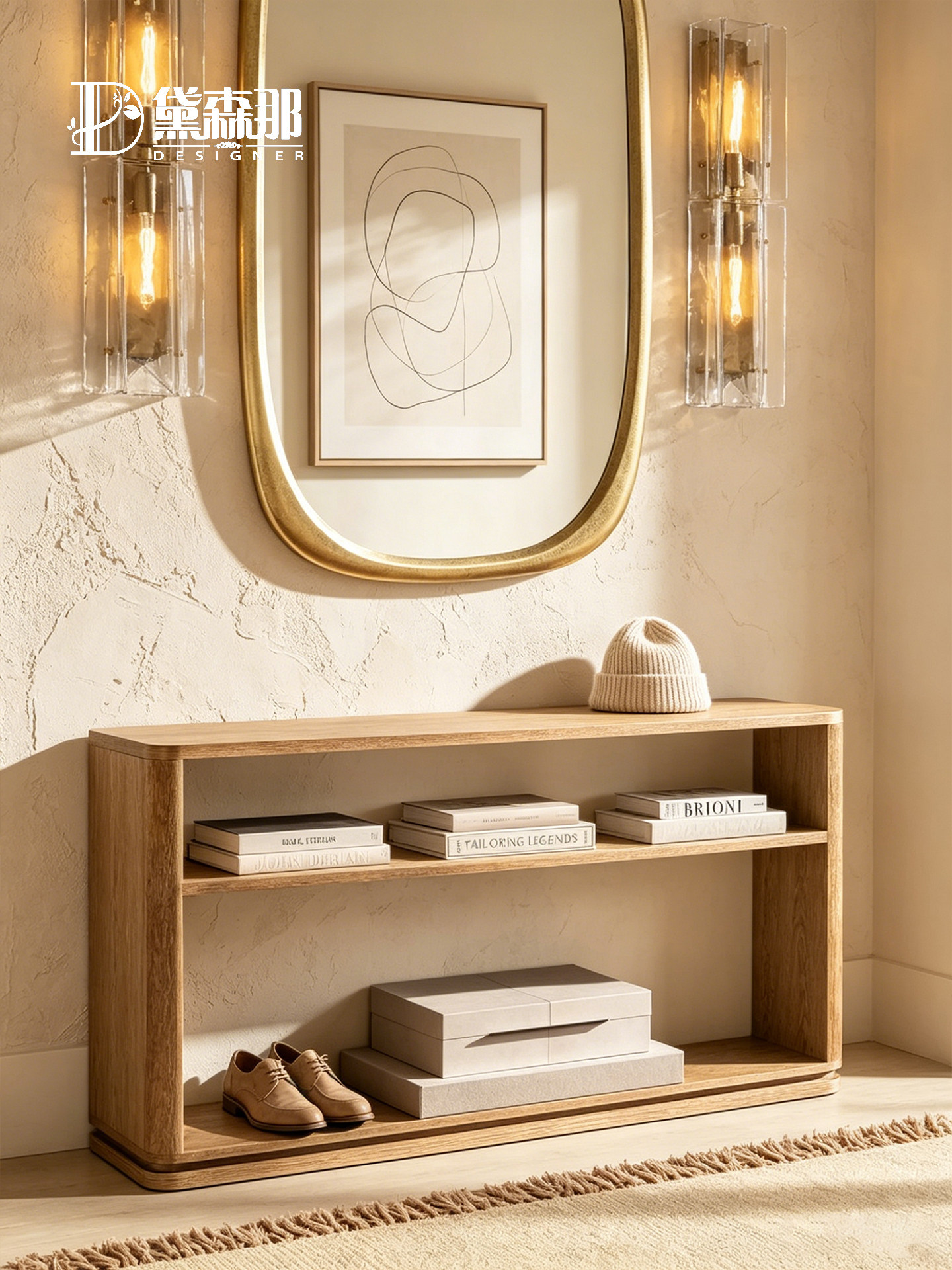 Wabi-Sabi-Inspired Console Table — product image 2