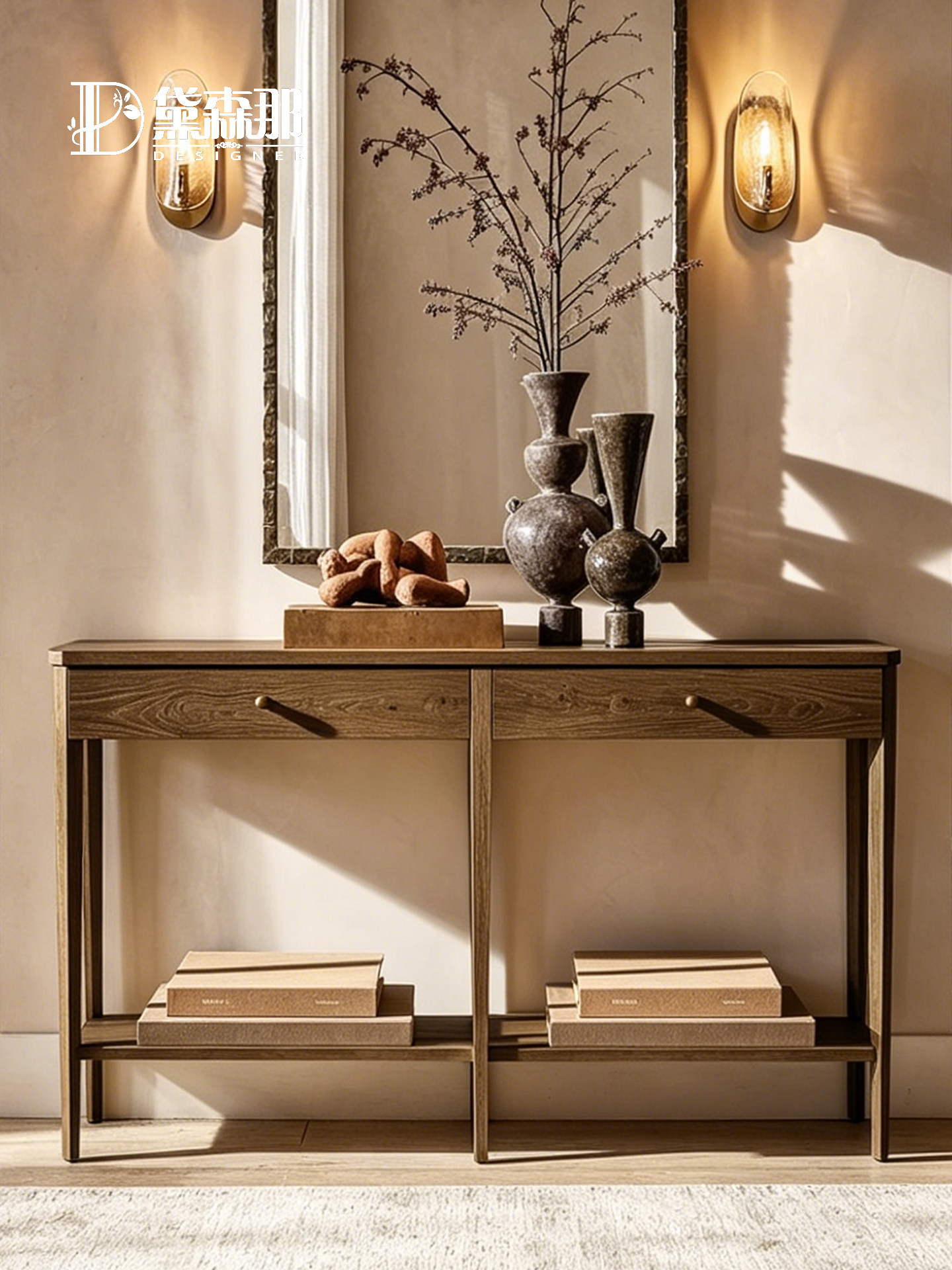 Wabi-Sabi-Inspired Console Table — product image 2