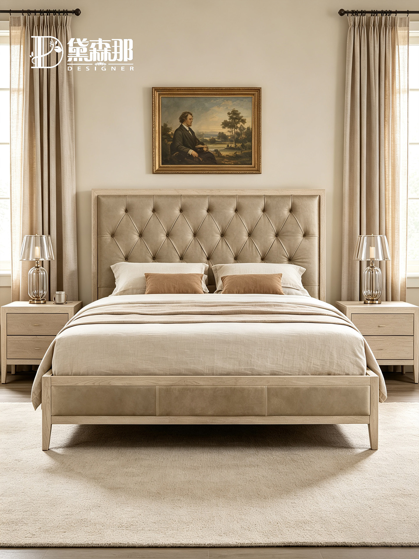 Wabi-Sabi-Inspired Bed — product image 1