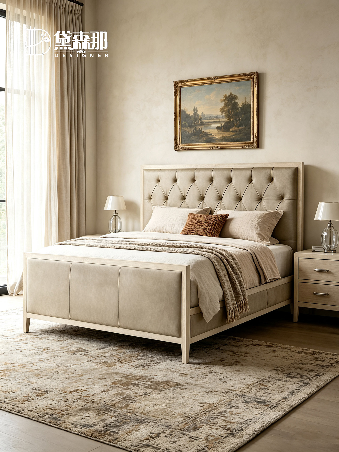 Wabi-Sabi-Inspired Bed — product image 1