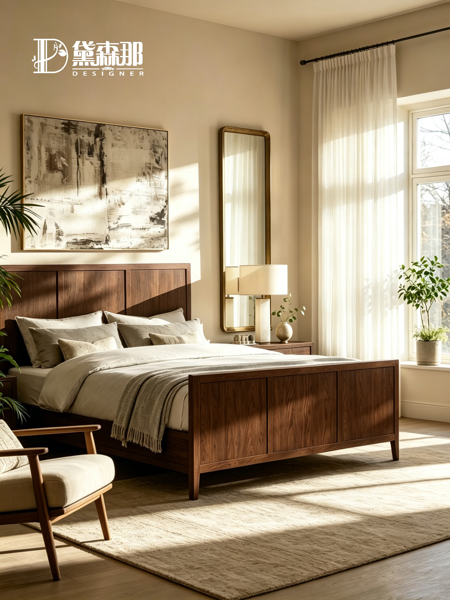 Vintage-Inspired Bed — product image 1