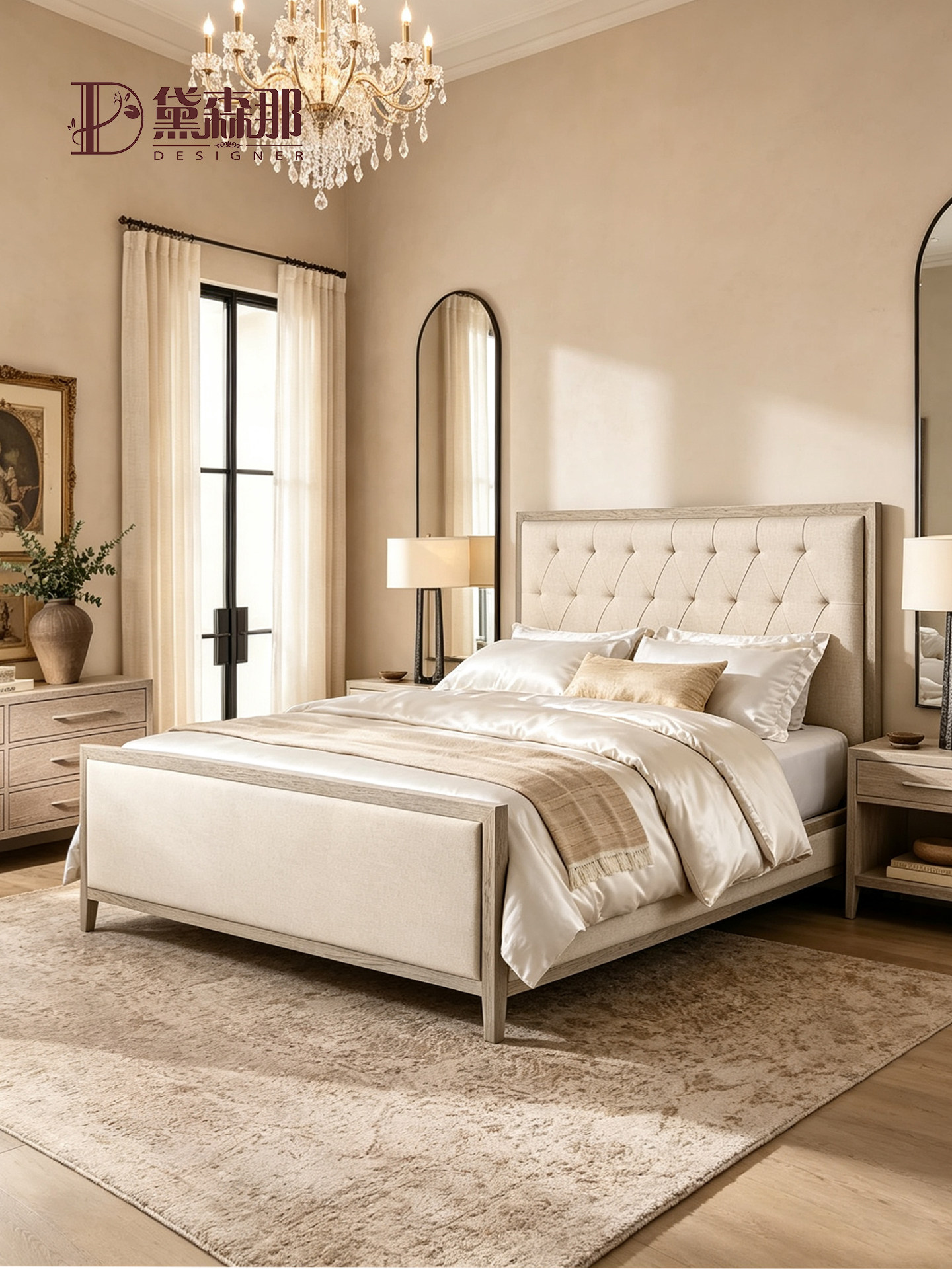 Wabi-Sabi-Inspired Bed — product image 1