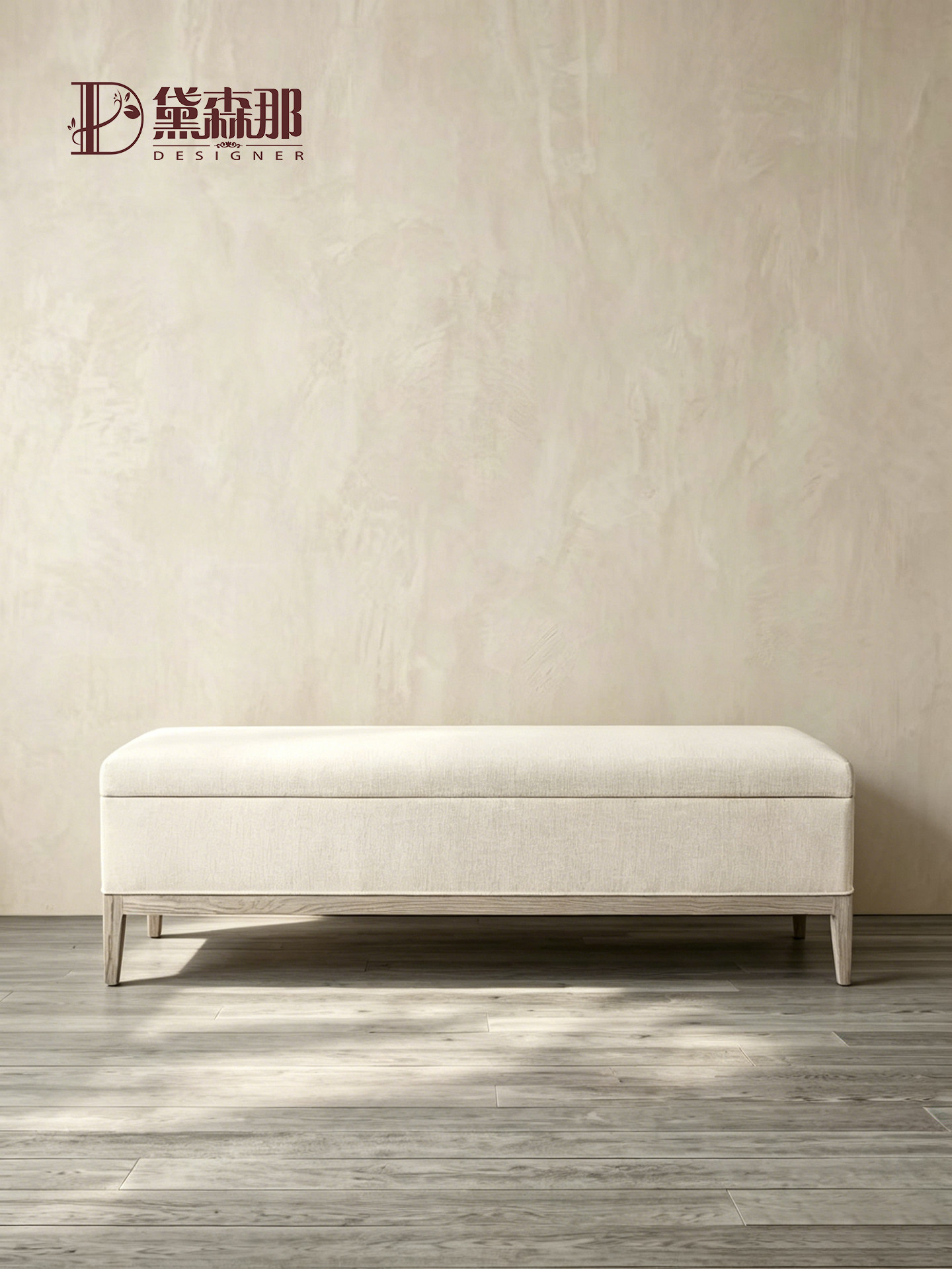 Vintage-Inspired Storage Bedroom Bench — product image 3