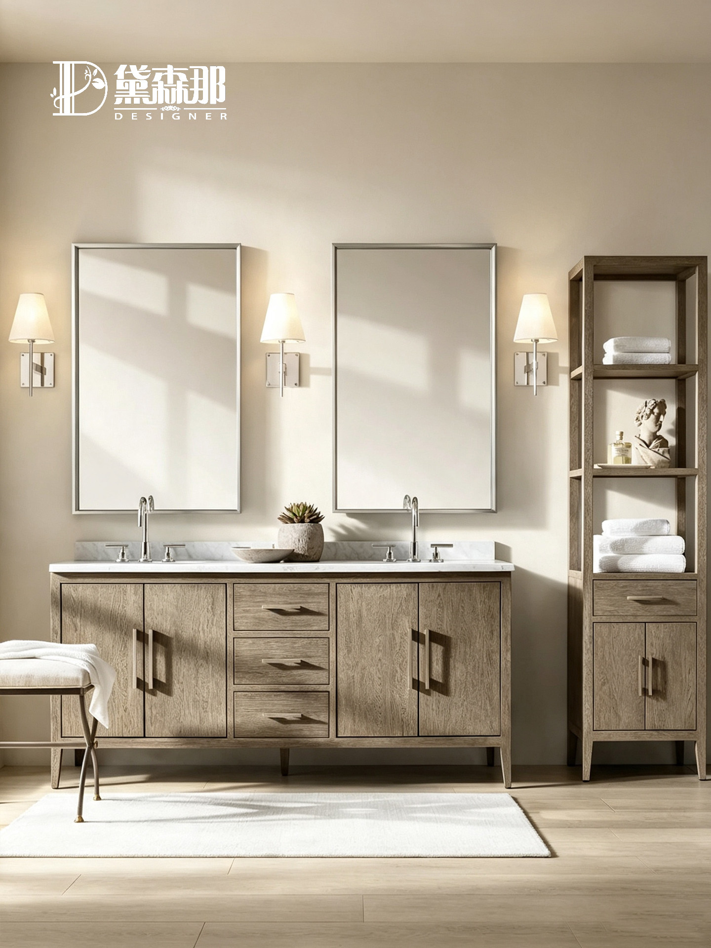 American-Style Storage Bathroom Vanity — product image 1