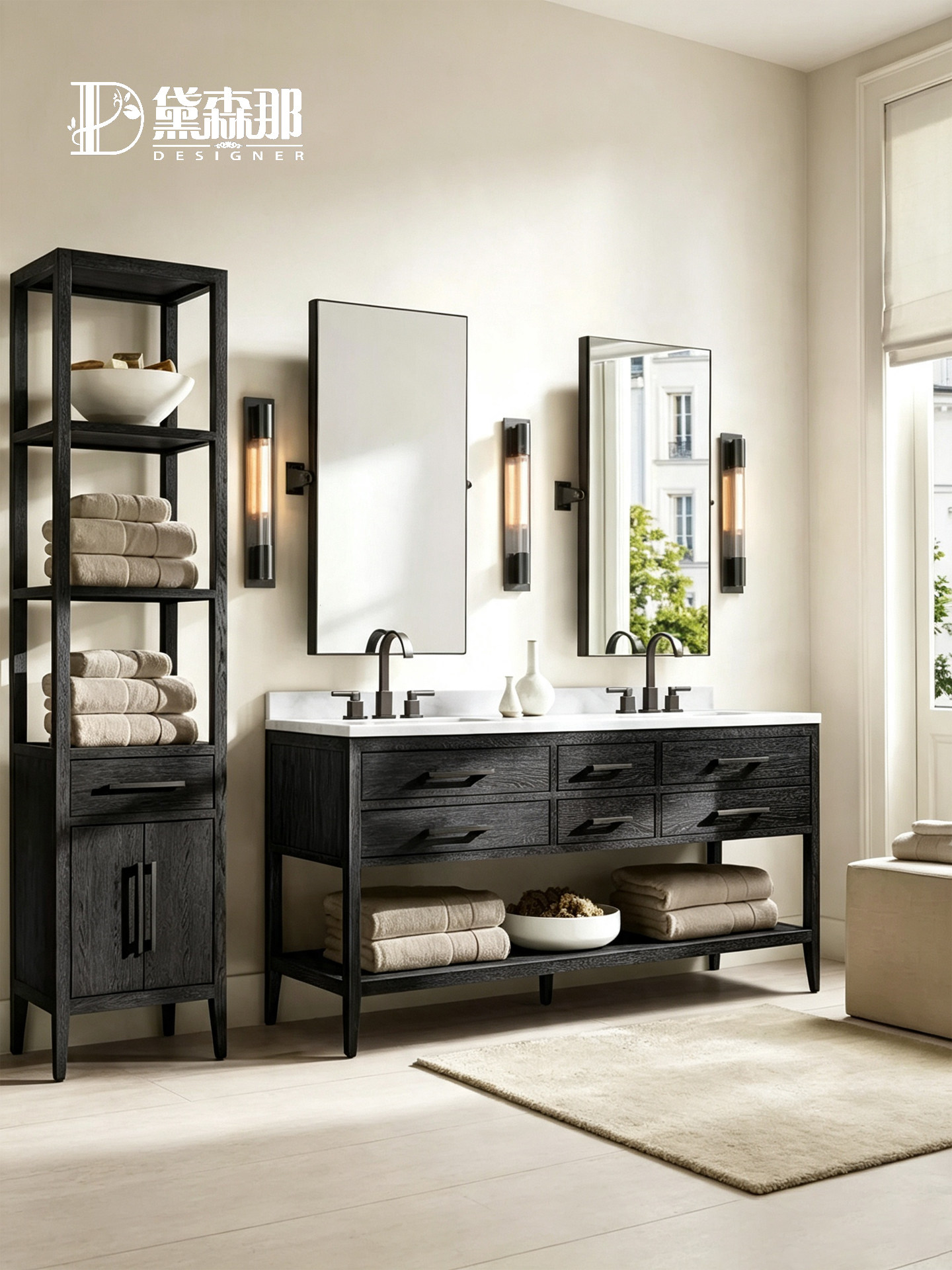 American-Style Storage Bathroom Vanity — product image 2