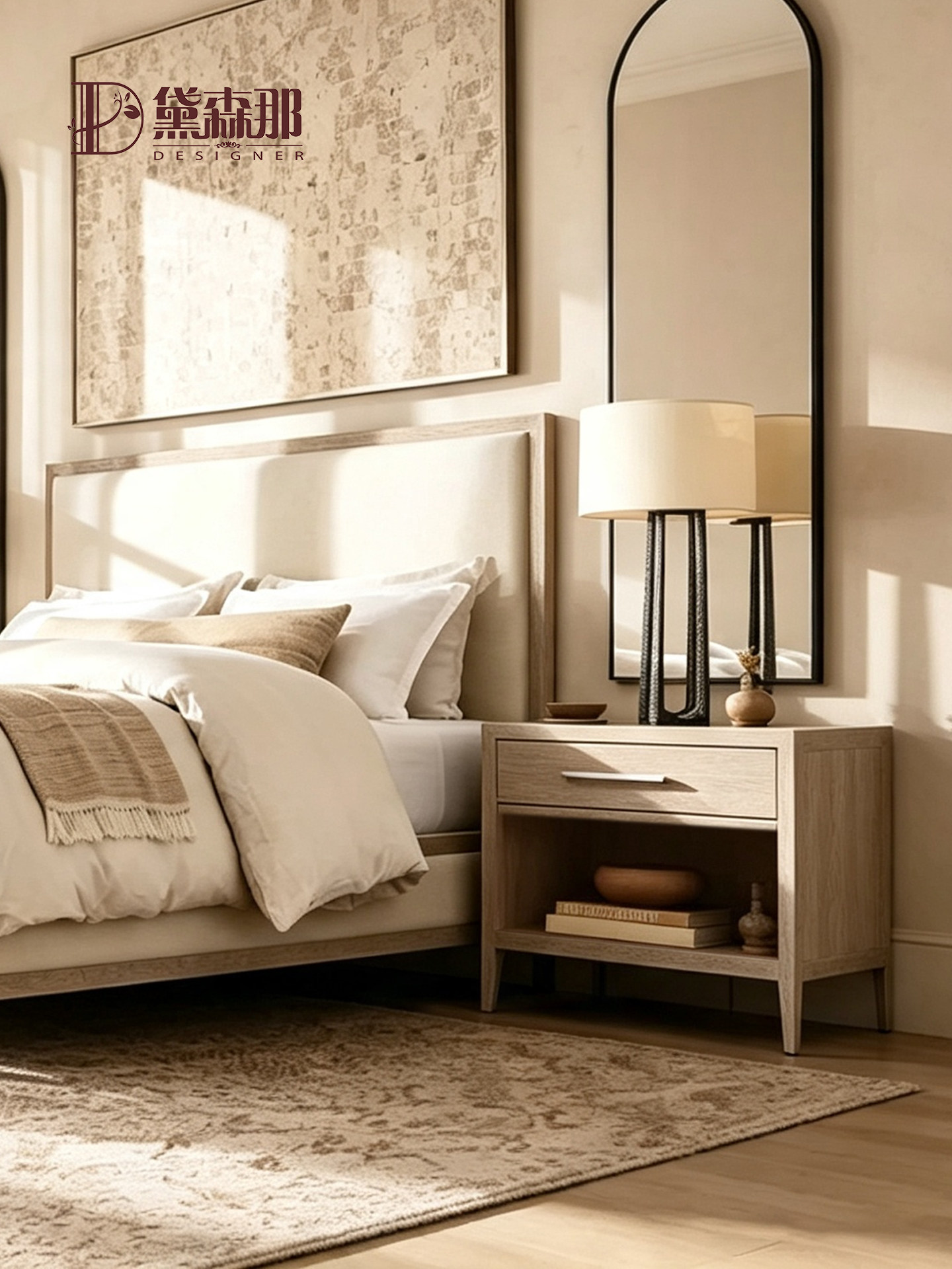 Modern Storage Bedside Table — product image 1