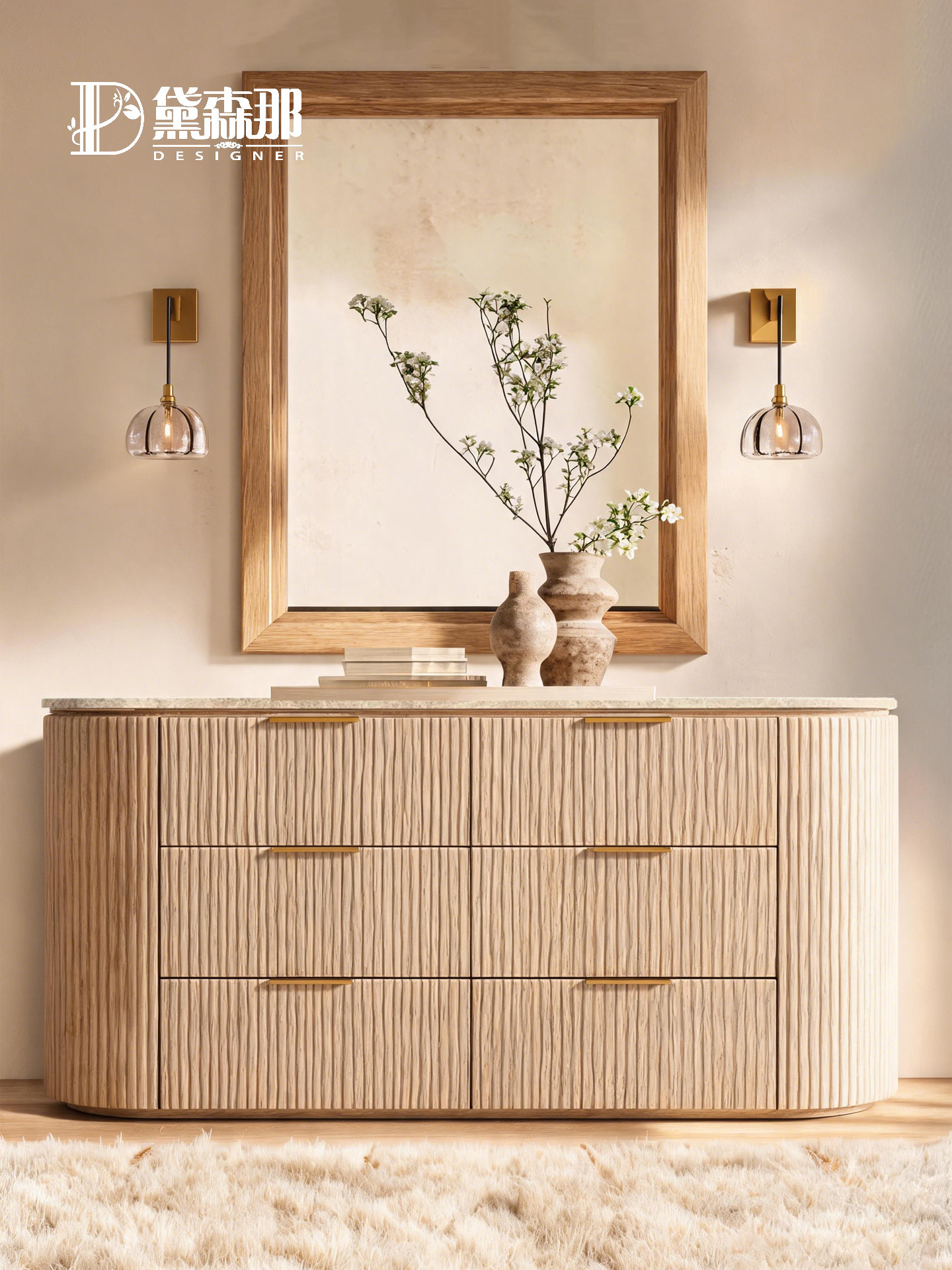 American-Style Storage Chest of Drawers — product image 1
