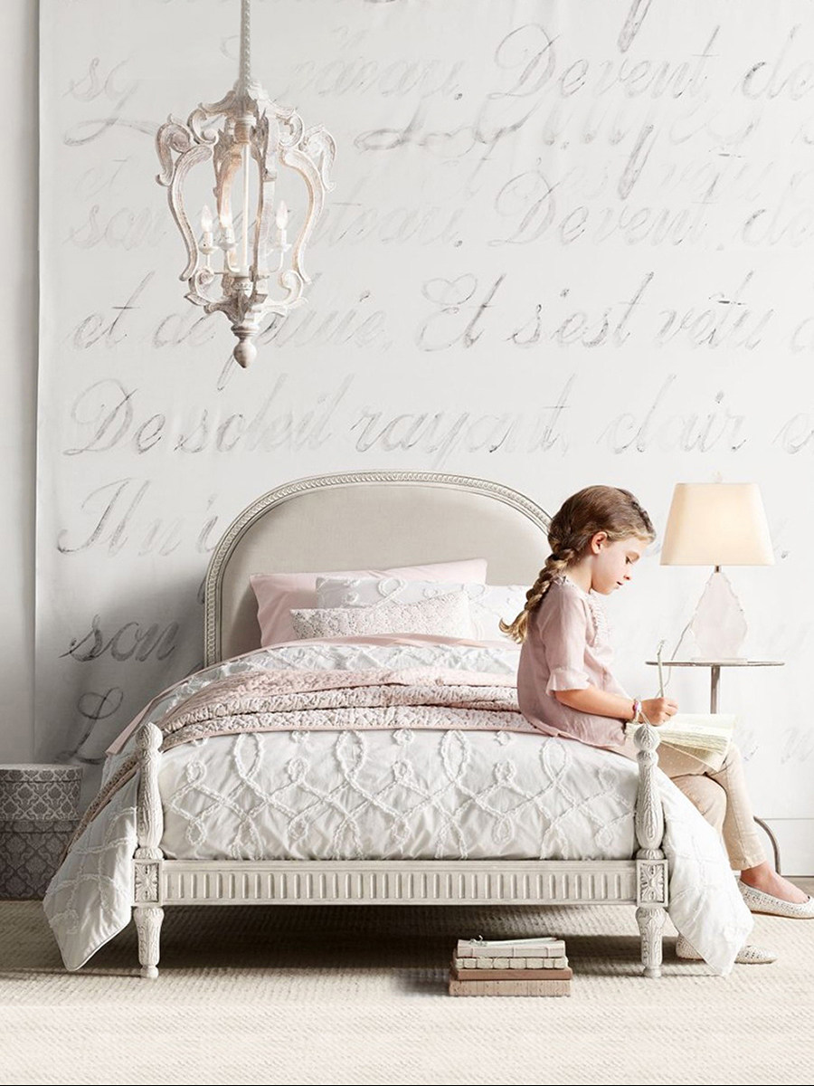 French-Inspired Oak Bed — product image 1