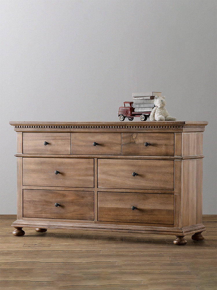 American Country Oak Storage Chest of Drawers — product image 4