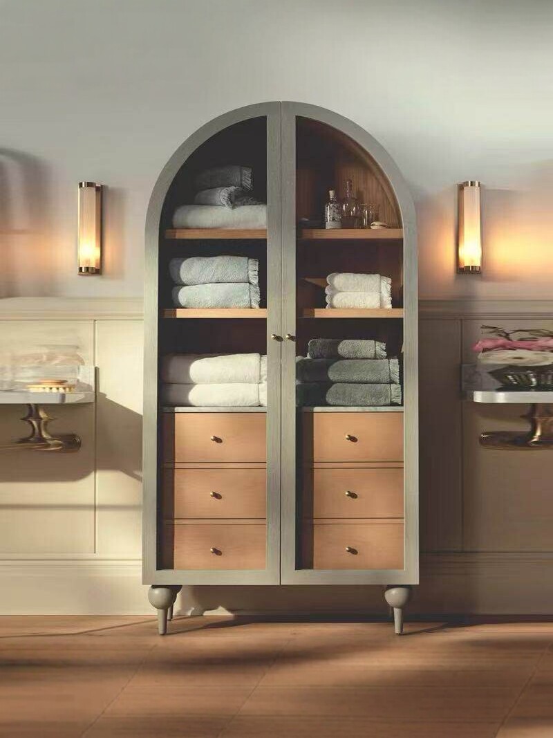 American Country Glass-Door Bookcase — product image 4