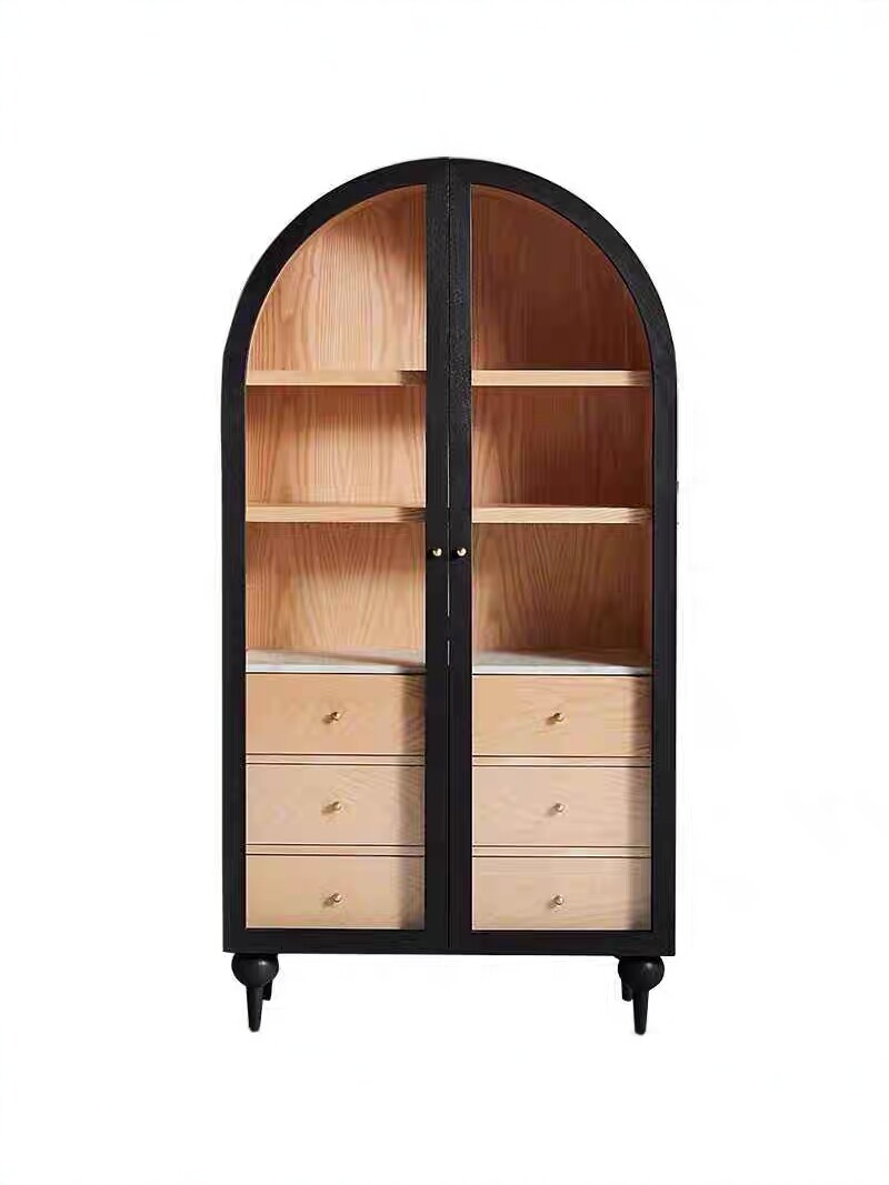 American Country Glass-Door Bookcase — product image 5
