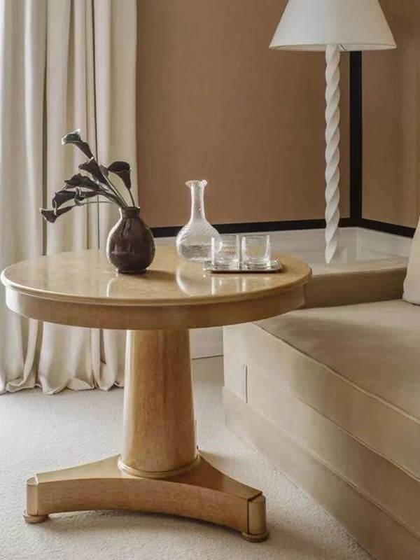 Vintage-Inspired Oak Round Dining Table — product image 4