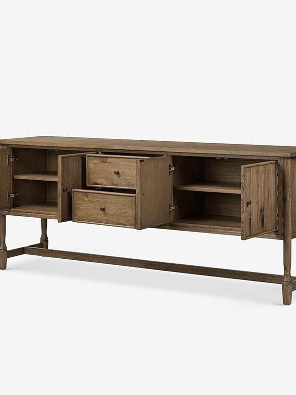 Vintage-Inspired Solid Wood Storage Sideboard — product image 4