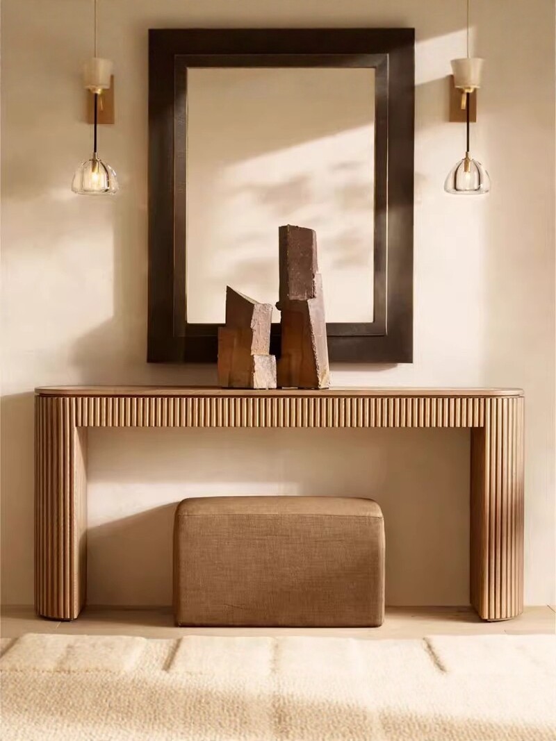 American Country Oak Console Table — product image 1