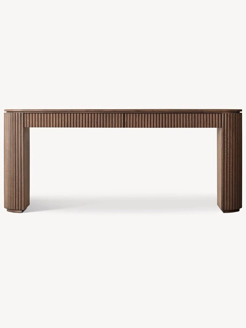 American Country Oak Console Table — product image 3