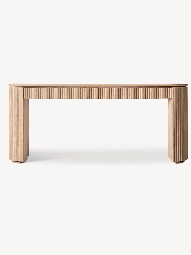 American Country Oak Console Table — product image 5