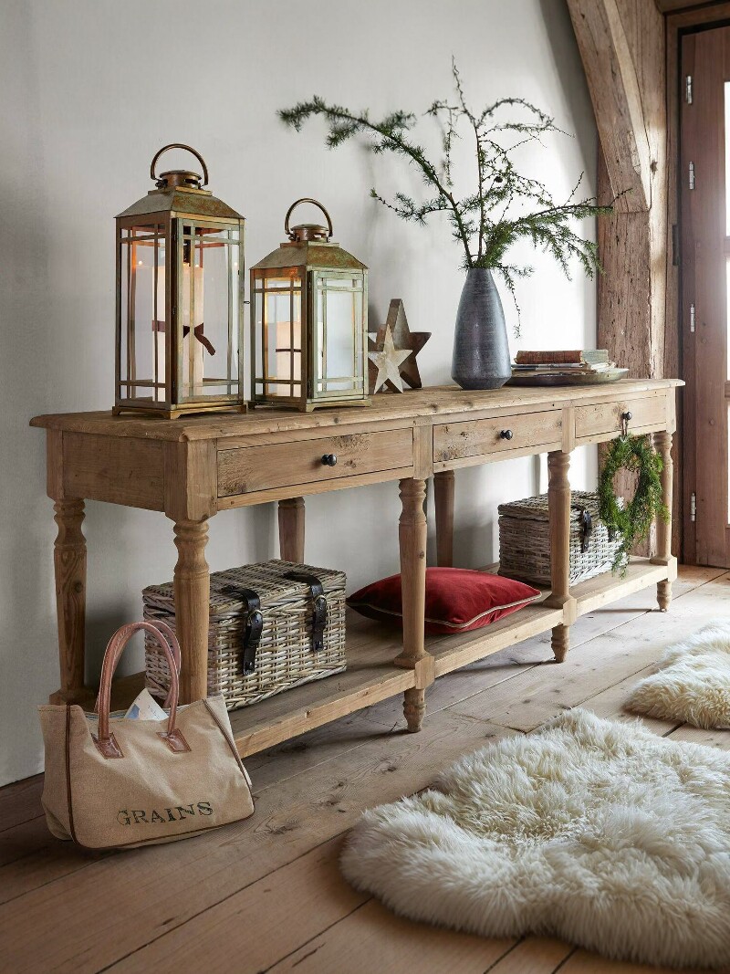 American Country Storage Console Table — product image 2