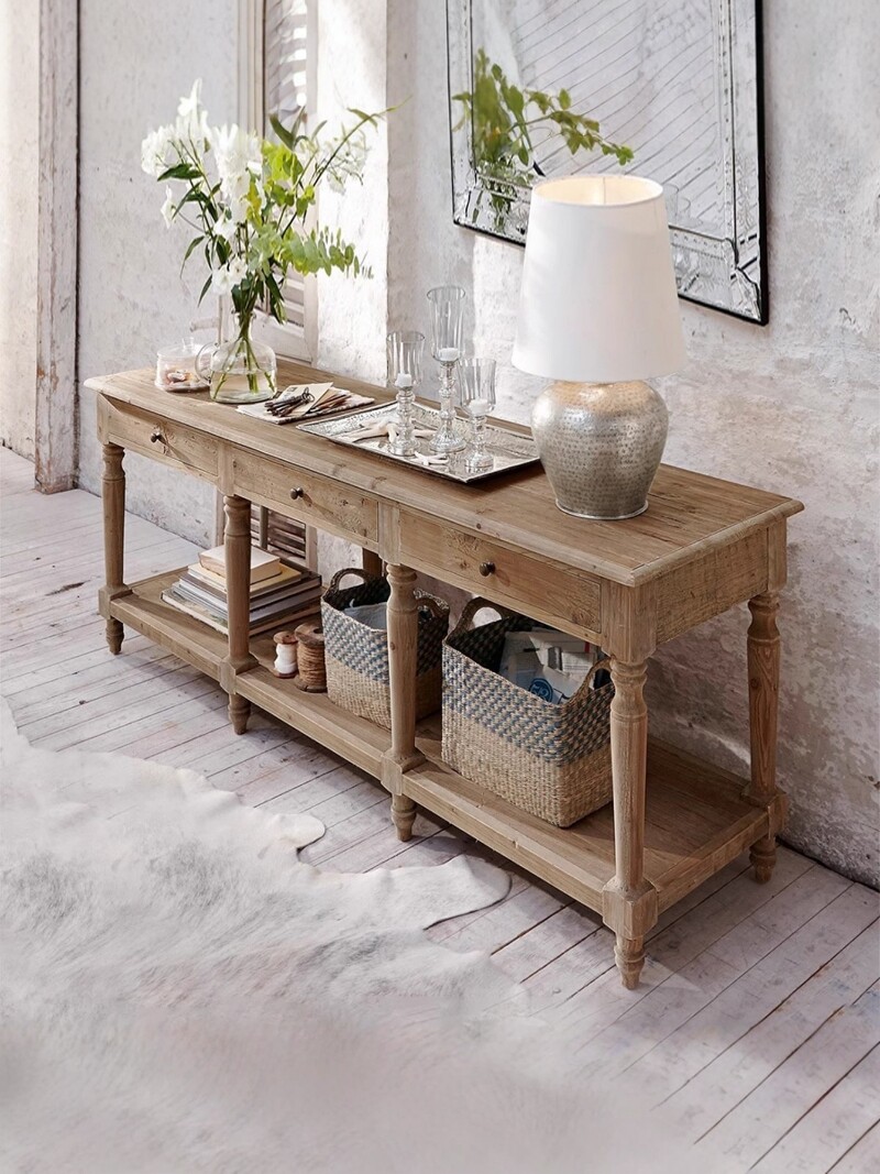American Country Storage Console Table — product image 3