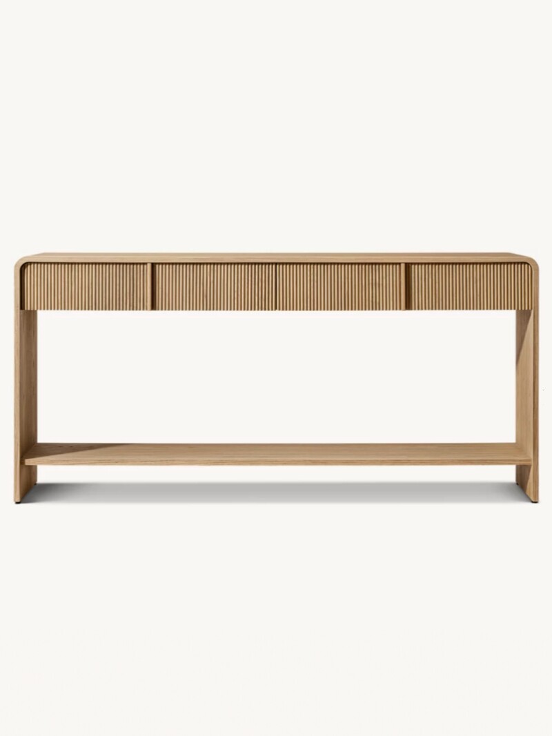 American Country Solid Wood Storage Hallway Cabinet — product image 2