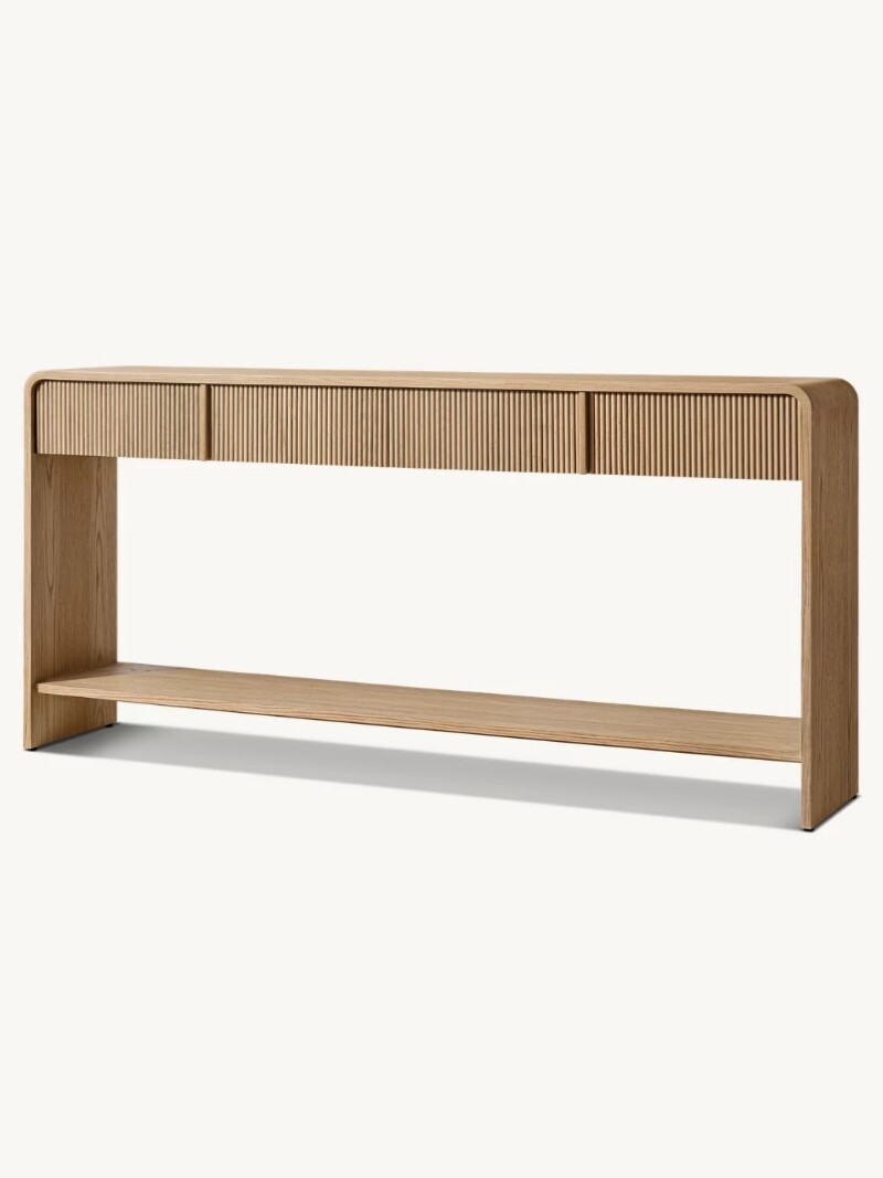 American Country Solid Wood Storage Hallway Cabinet — product image 3