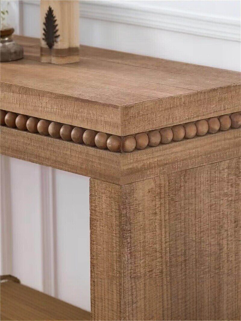 Wabi-Sabi-Inspired Solid Wood Hallway Cabinet — product image 4